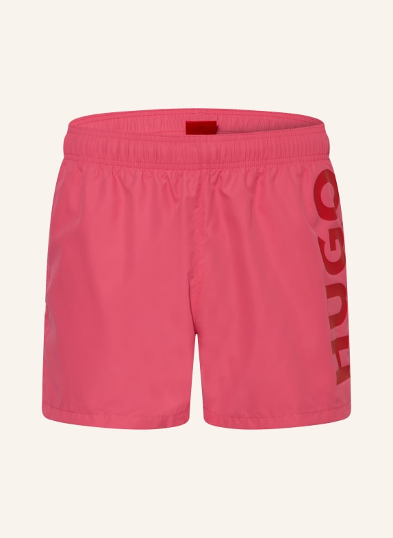 HUGO Swim shorts ABAS PINK/ RED
