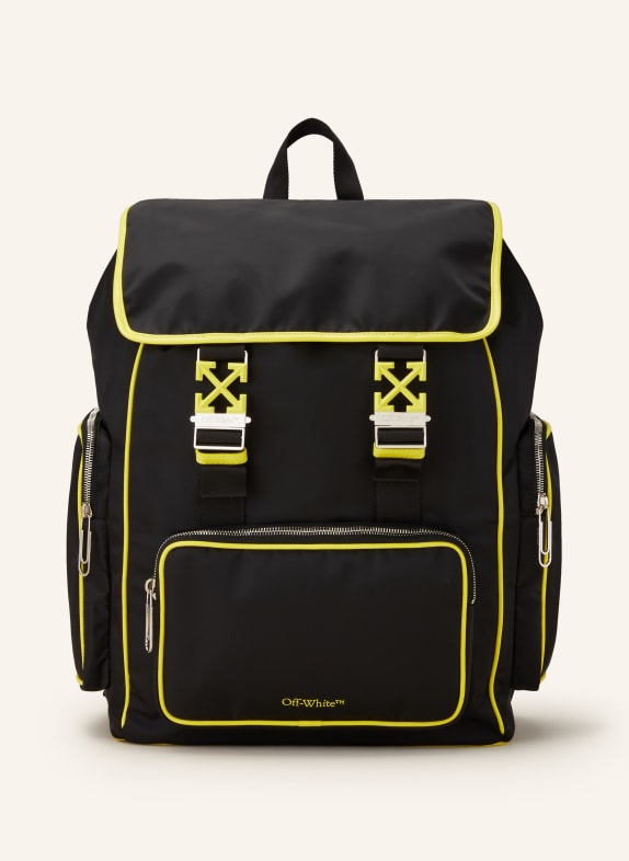 Off-White Backpack ARROW TUC BLACK/ YELLOW