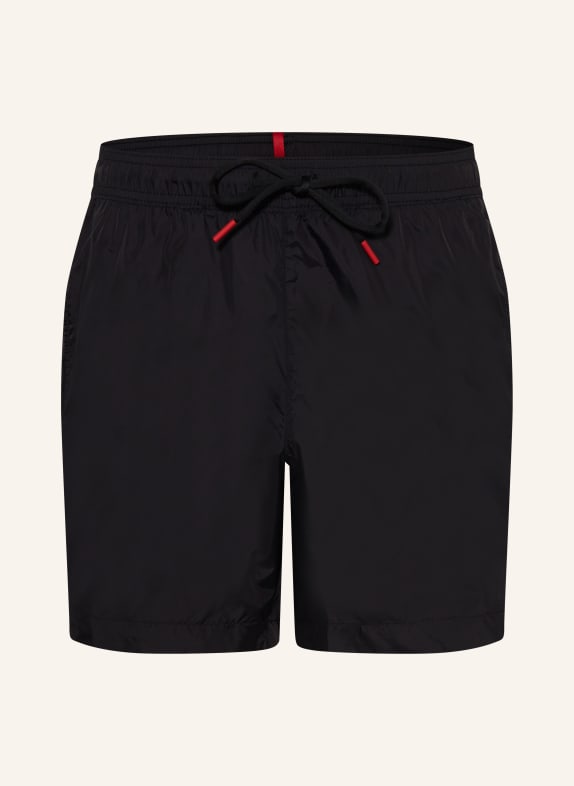 HUGO Swim shorts FAB BLACK/ RED