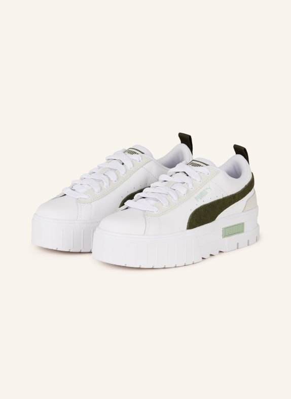 PUMA Sneakers MAYZE WHITE/ DARK GREEN
