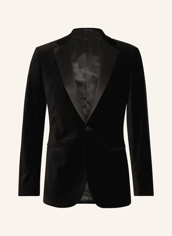 REISS Smoking tailored Jacket ACE regular fit made of velvet BLACK