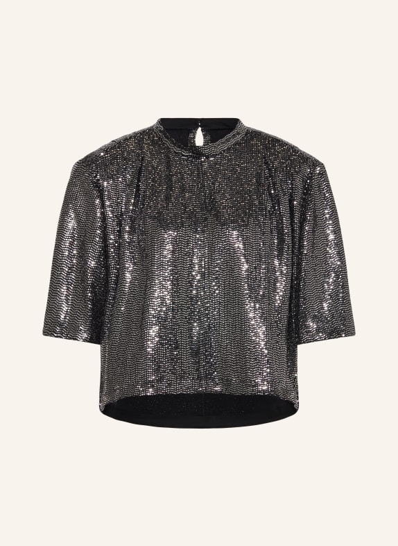 MARANT ÉTOILE Shirt blouse DELFI with sequins SILVER