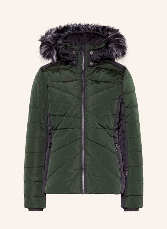 LUHTA Ski jacket SKALLUVAARA DARK GREEN/ BLACK