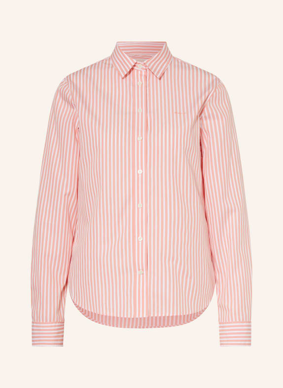 GANT Shirt blouse LIGHT ORANGE/ WHITE