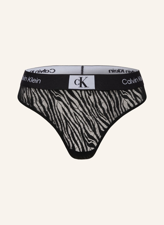 Calvin Klein Stringi CK96 CZARNY