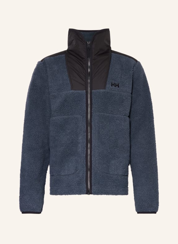 HELLY HANSEN Mid-layer jacket EXPLORER PILE BLUE/ BLACK