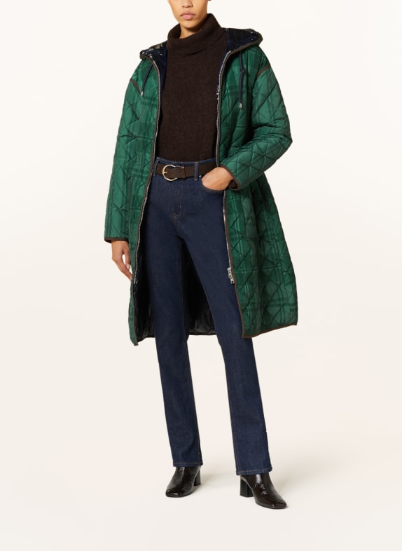 WOOLRICH Steppmantel GRÜN/ DUNKELGRÜN