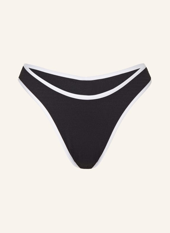 SEAFOLLY Brazilian bikini bottoms BEACH BOUND SCOOP BLACK