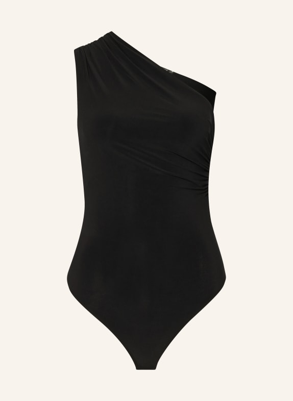 gina tricot One-shoulder body in jersey BLACK