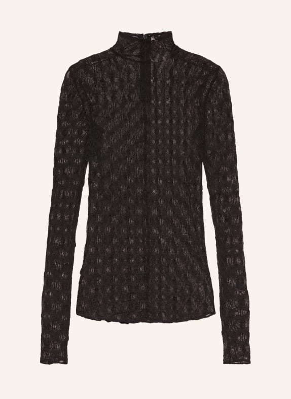ISABEL MARANT Long sleeve shirt TOXANI-GF made of lace BLACK