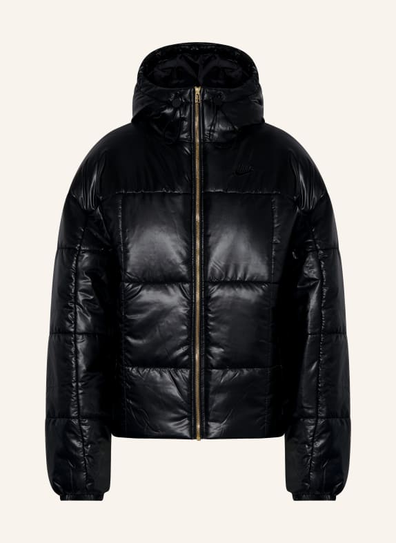 Nike Quilted jacket SPORTSWEAR CLASSIC PUFFER SHINE BLACK