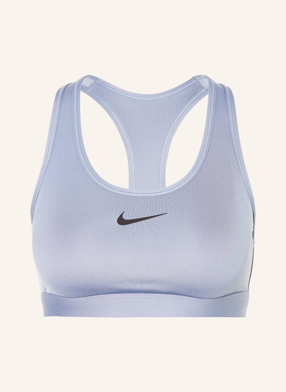 Nike Sports bra DRI-FIT SWOOSH with mesh BLUE GRAY