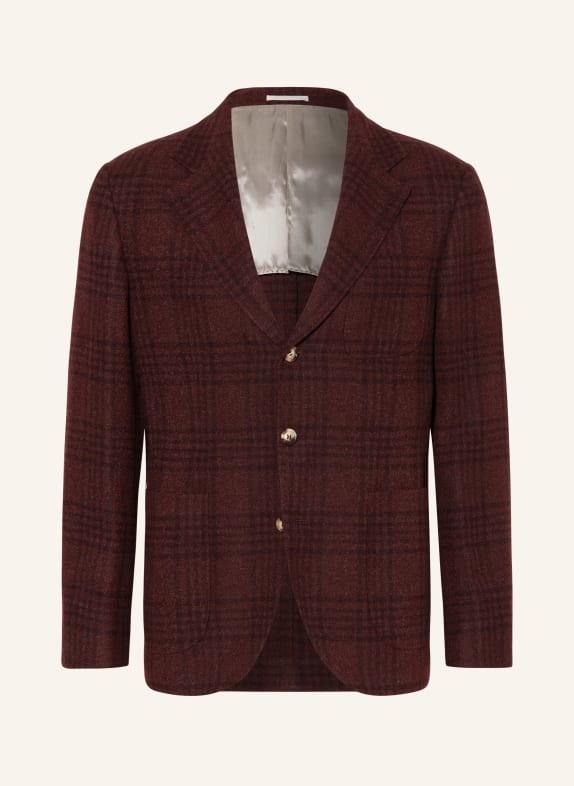 BRUNELLO CUCINELLI Tailored jacket slim fit DARK RED