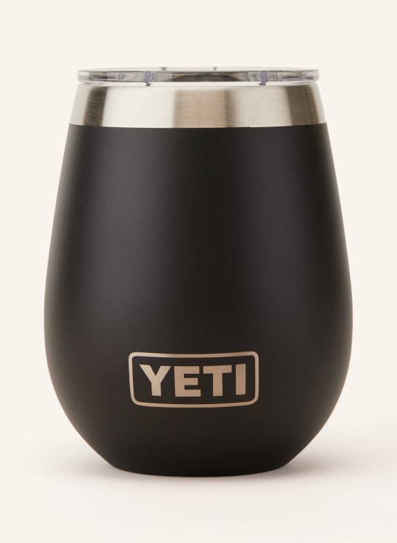 YETI Insulated wine cup RAMBLER® BLACK/ SILVER