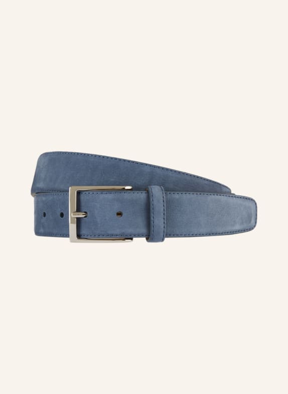 SIMONNOT-GODARD Leather belt BLUE GRAY