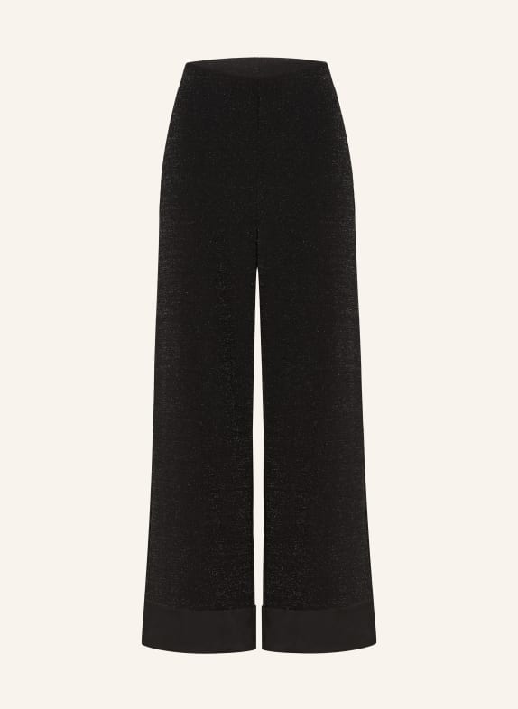 Joseph Ribkoff Culotte mit Glitzergarn SCHWARZ/ SILBER
