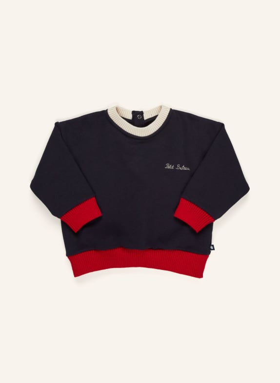 PETIT BATEAU Sweatshirt DUNKELBLAU