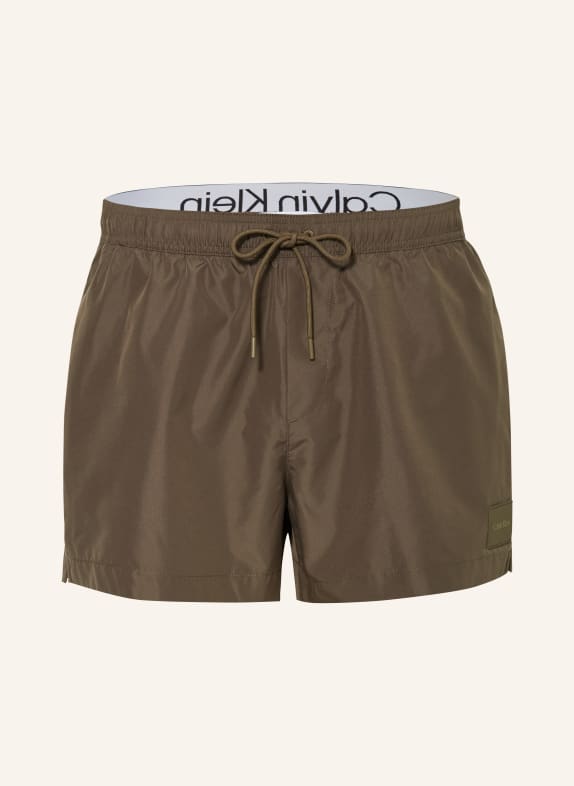 Calvin Klein Swim shorts STEEL BROWN
