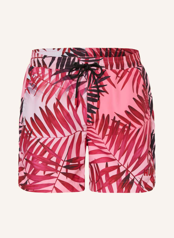 HUGO Swim shorts CALALA PINK/ NEON PINK