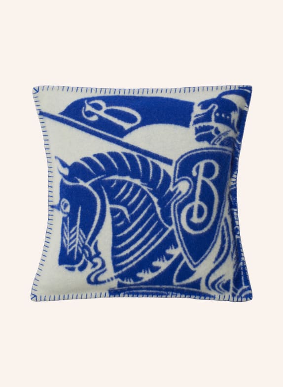 BURBERRY Decorative cushion WHITE/ BLUE