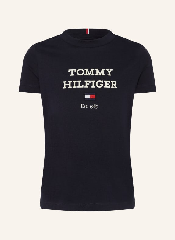 TOMMY HILFIGER T-shirt GRANATOWY