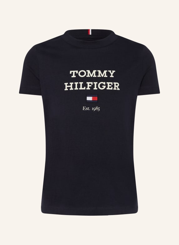 TOMMY HILFIGER Tričko TMAVĚ MODRÁ