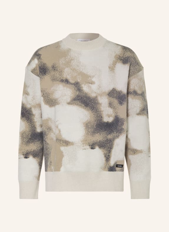 Calvin Klein Sweatshirt CREME/ BEIGE/ GRAU