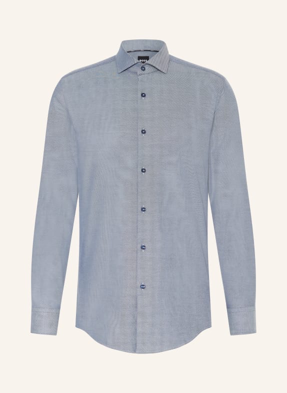 BOSS Shirt HANK slim fit BLUE/ WHITE