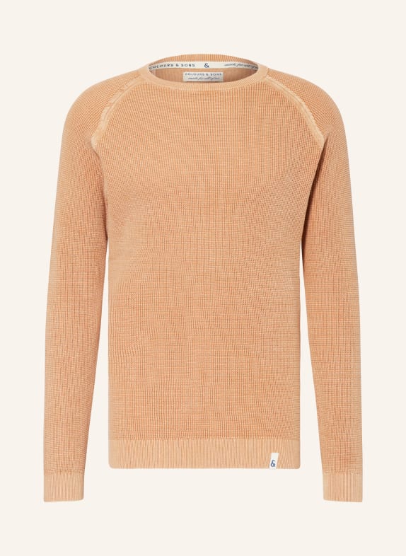 COLOURS & SONS Pullover HELLORANGE