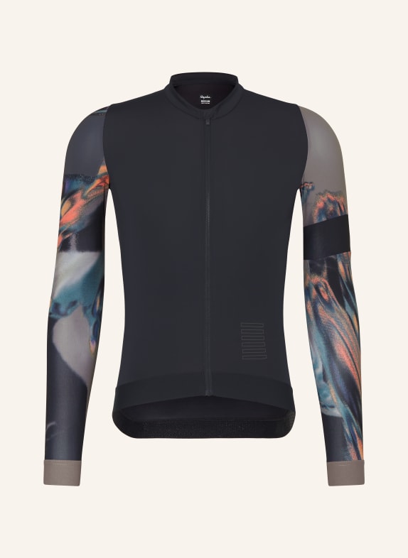 Rapha Radtrikot PRO TEAM SCHWARZ/ GRAU/ ORANGE
