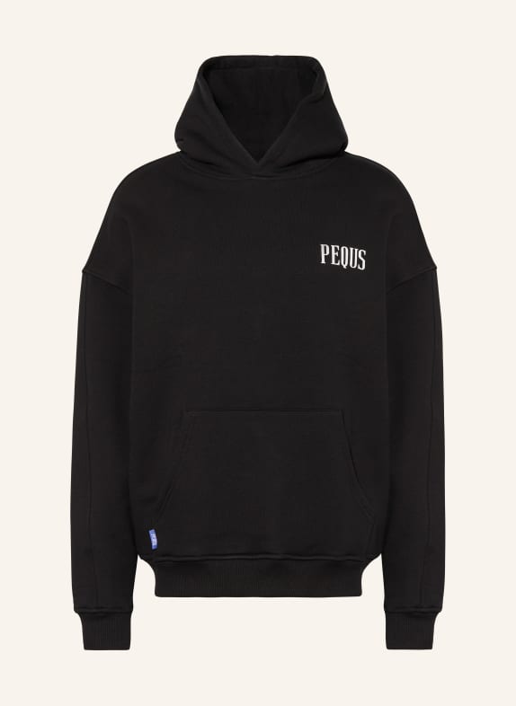 PEQUS Oversized hoodie BLACK