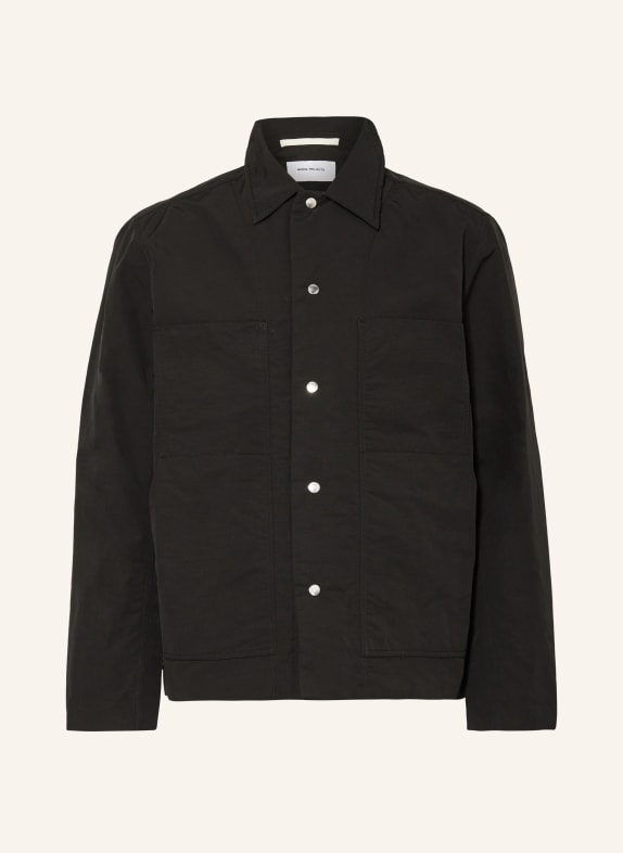 NORSE PROJECTS Overshirt PELLE BLACK