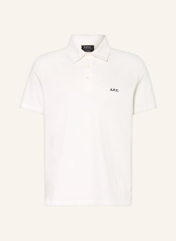 A.P.C. Piqué polo shirt AUSTIN WHITE