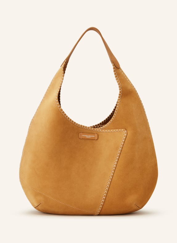 GIANNI CHIARINI Hobo bag with pouch CAMEL