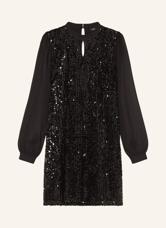 MORE & MORE Dress with sequins BLACK