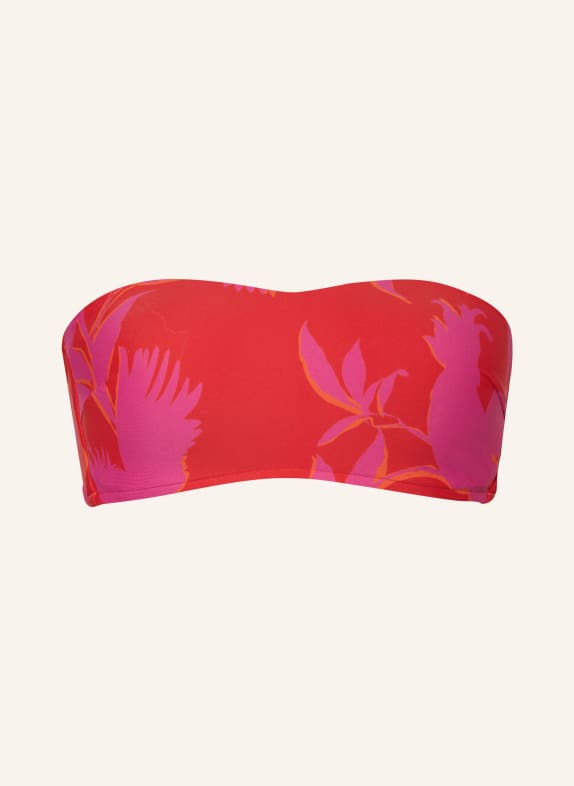 SEAFOLLY Bandeau bikini bottoms RED/ PINK/ ORANGE