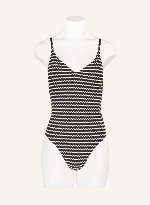 SEAFOLLY Badpak MESH EFFECT ZWART / WIT
