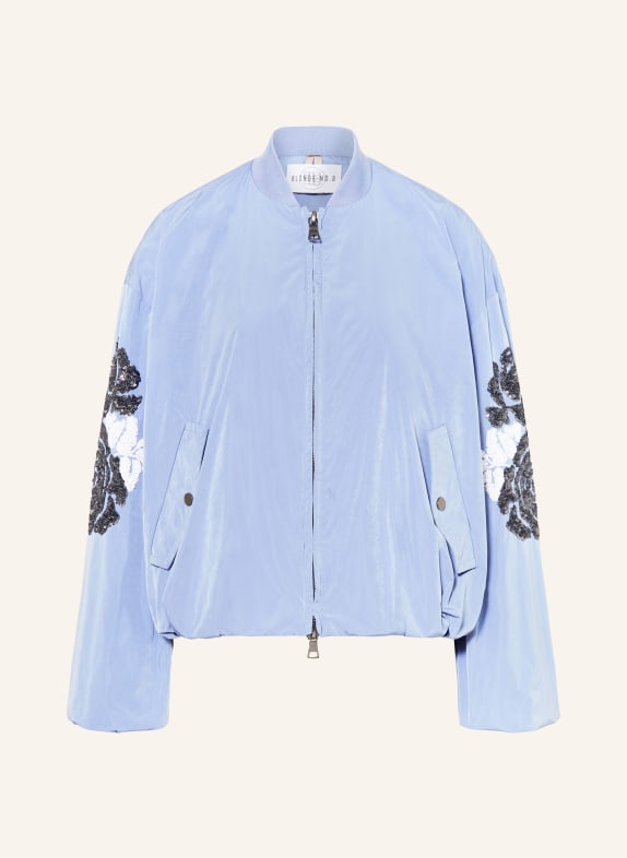 BLONDE No.8 Bomber jacket LIVERPOOL with sequins LIGHT BLUE