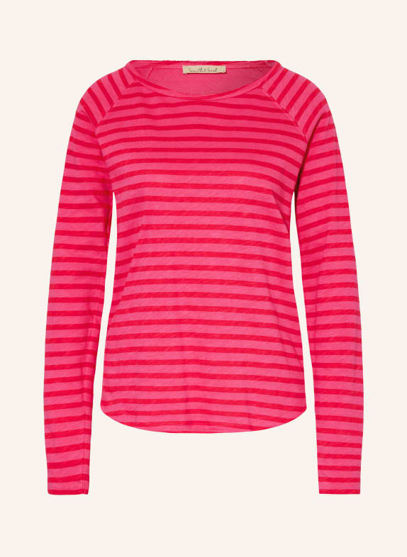 Smith & Soul Long sleeve shirt PINK/ RED