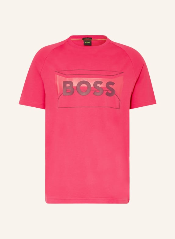 BOSS T-shirt PINK/ GRAY