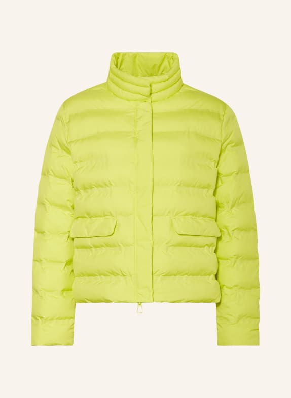 darling harbour Quilted jacket with DUPONT™ SORONA® insulation NEON GREEN