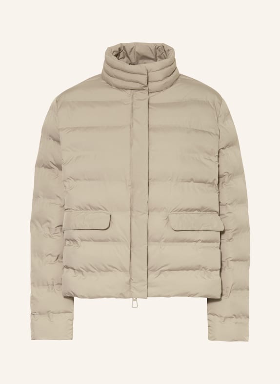 darling harbour Quilted jacket with DUPONT™ SORONA® insulation TAUPE