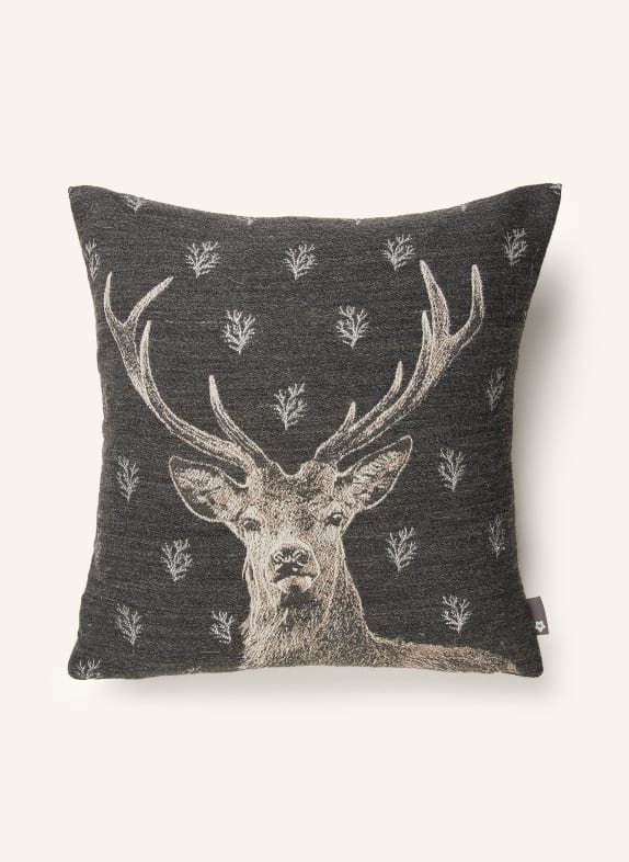 pichler Decorative cushion cover MAURICE with glitter thread GRAY/ CREAM/ ECRU