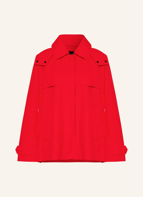 darling harbour Jacket with detachable hood RED