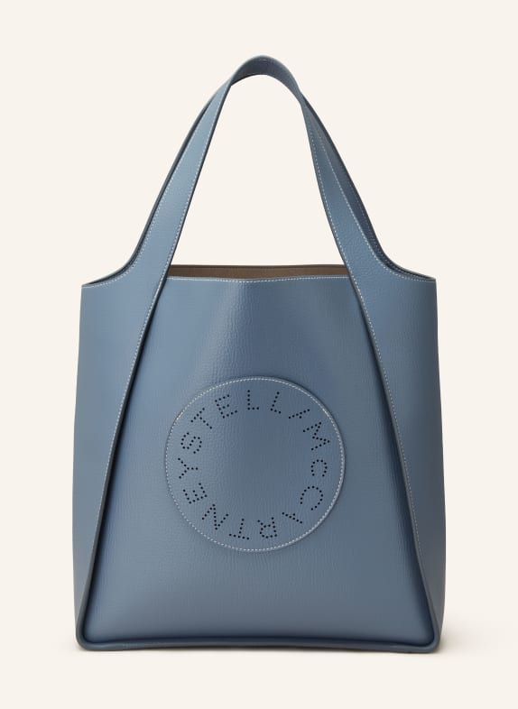 STELLA McCARTNEY Shopper with pouch BLUE GRAY