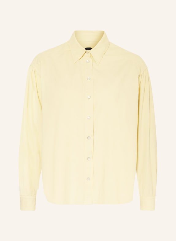 BOSS Shirt blouse BLUMA made of corduroy LIGHT YELLOW