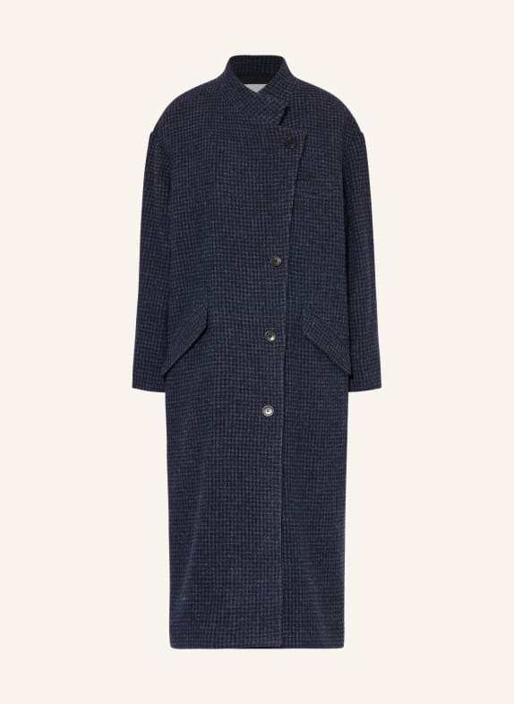 MARANT ÉTOILE Oversized wool coat SABINE DARK BLUE/ BLUE