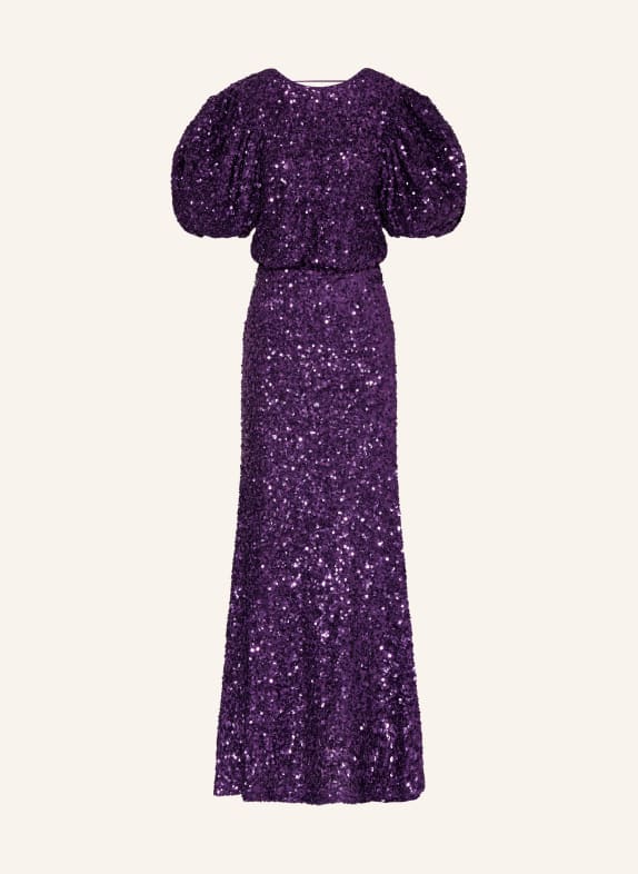 ROTATE Cocktail dress with sequins PURPLE
