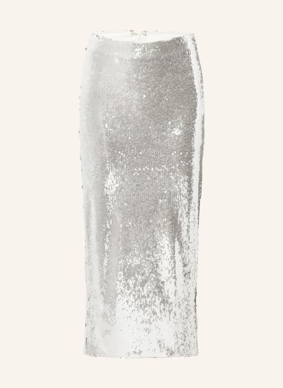 ROTATE BIRGER CHRISTENSEN Rock mit Pailletten CREME