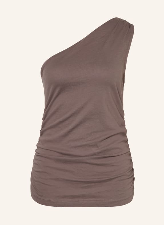 CLOSED One-Shoulder-Top TAUPE